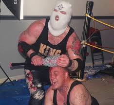 d3v0313's tweet photo. Worked an indy tonight in Lacey. "Violent" Vinnie Wattes tasted his own barbed wire bat and got to meet my weed whacker.
I love these types of matches and hear there's a new deathmatch worker in @PWCUniversal. Time to spill some blood
#elCucuy #Gravepact #DevilsOwn https://t.co/ArAnPThhYq