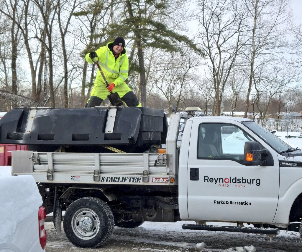 "Jeremy, did you drop your radio in the salt hopper?"  LOL!  He found it after we cleared a jammed Auger.