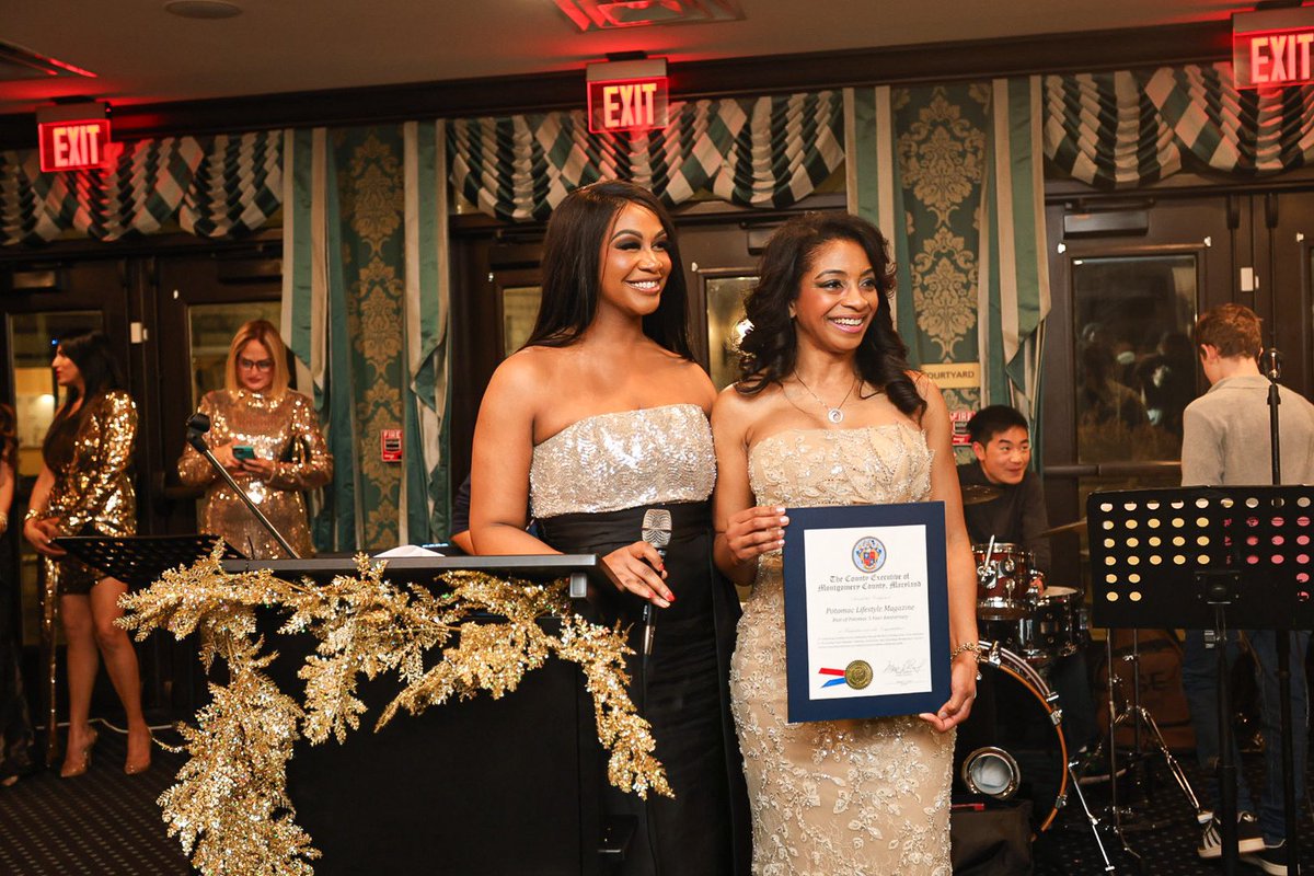 What an honor to introduce this proclamation recognition from <a href="/MontCoExec/">Montgomery County, MD - County Exec Marc Elrich</a> Marc Elrich during the 2025 Potomac Lifestyle Readers’ Choice Awards Party to Potomac Lifestyle Magazine Publisher KC Cole for 5 Years of Community Awards and 8 Years in business ✨ 

📸: <a href="/Enjoymediasbj/">Roll With Joy ✨💚⚡️</a>