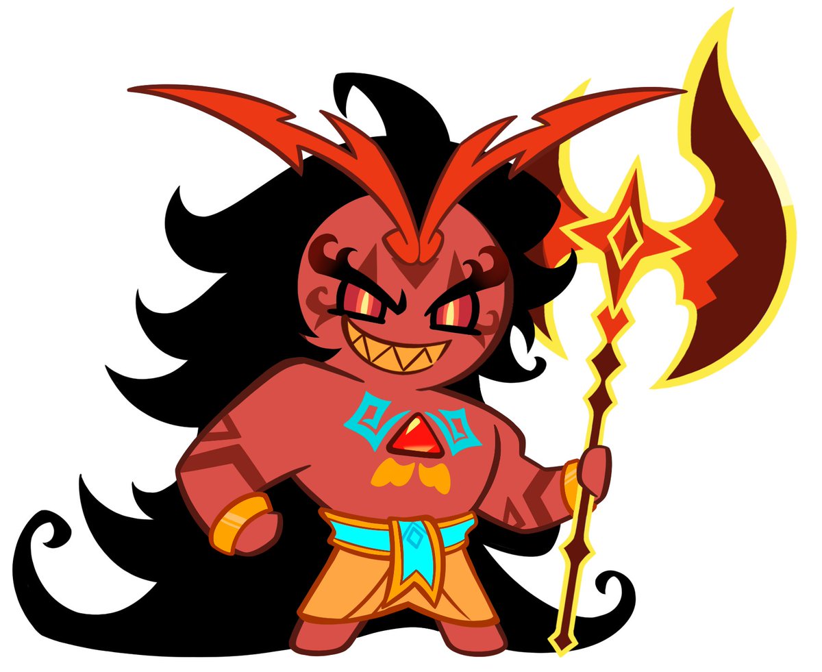 tried sprite editing again lol
this time of my redeemed burning spice design

#CookieRun #CookieRunKingdom #BurningSpiceCookie