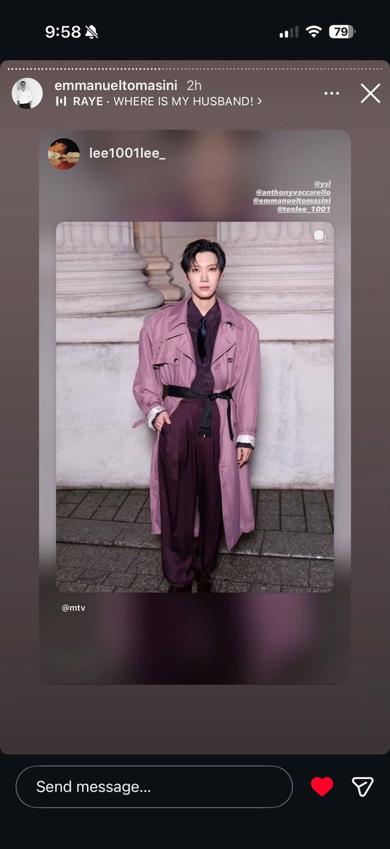 yourjeongcaron's tweet image. ตำนานมีคนแซะว่า PR เกาหลีฟอลเมนมันแต่ไม่ฟอลชี คำถามคือ แล้ว? ในเมื่อพี่มีทีม vip ของแบรนด์ กับแอคฟคะถ้ามีหน้าชีฮียังแชร์แล้วพี่ต้องแคร์ pr (ที่น้องว่า) ทำไม เป็น vip จริง ทำงานจริง ไม่ต้องปิดแอคหวีดค่ะ เปิดชื่อได้เลย ☺️

TENLEE WITH YSL MENs WINTER26 #SaintLaurentxTEN