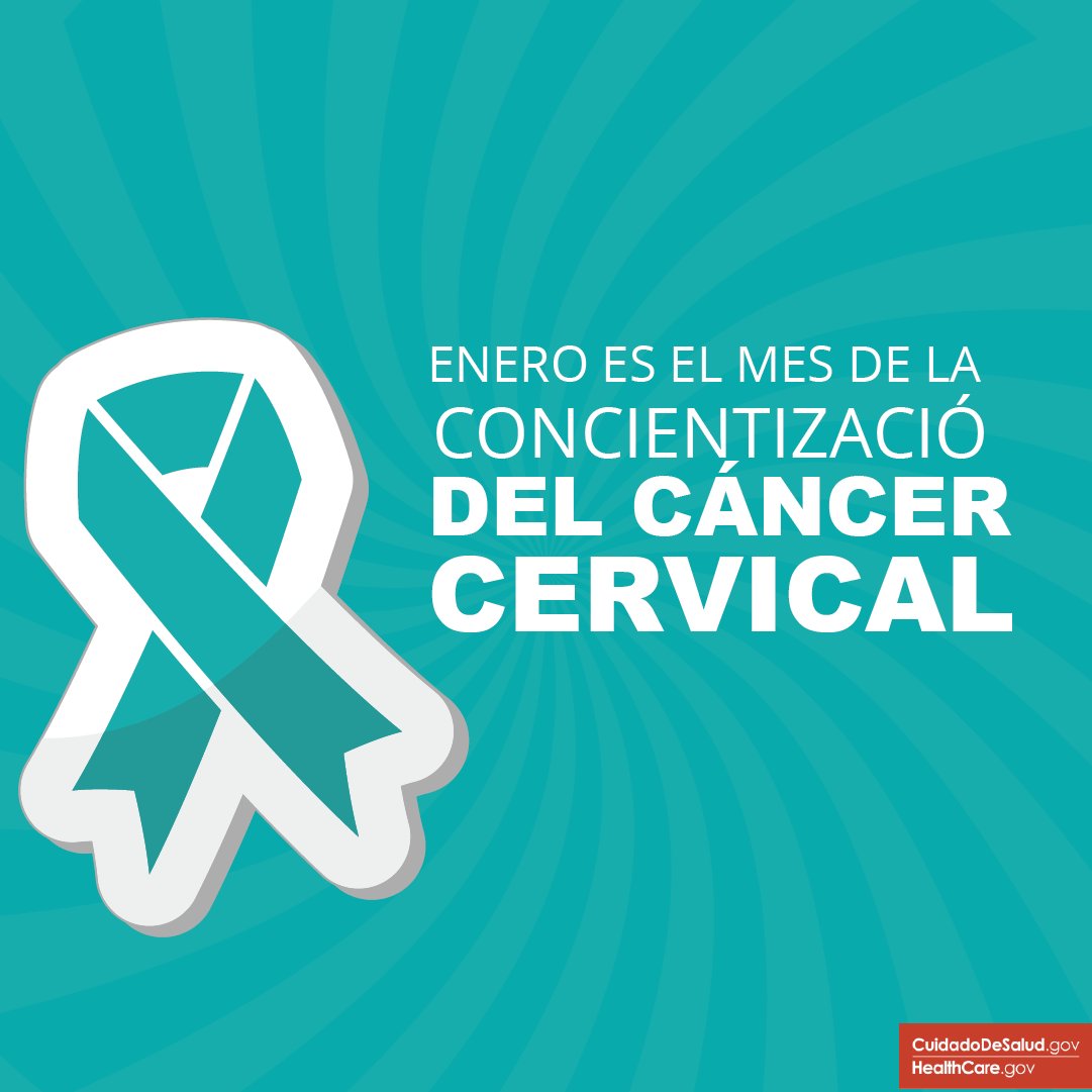 ¿Sabía que las pruebas regulares como citologías o pruebas de VPH pueden reducir el riesgo de Cáncer de cuello uterino? Cerciórese de pedir cita con su médico para los servicios preventivos importantes: go.hc.gov/49XlxlR  
#MesDeLaSaludCervical
