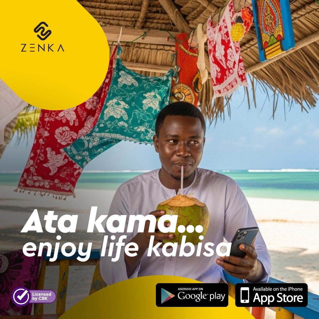 Take those shot breaks, enjoy life and catch up with nature!
Pigia mwili asante every chance you get, then go break barriers. Jijenge na Zenka.
#NewBeginnings #sparkle with #ZenkaKe