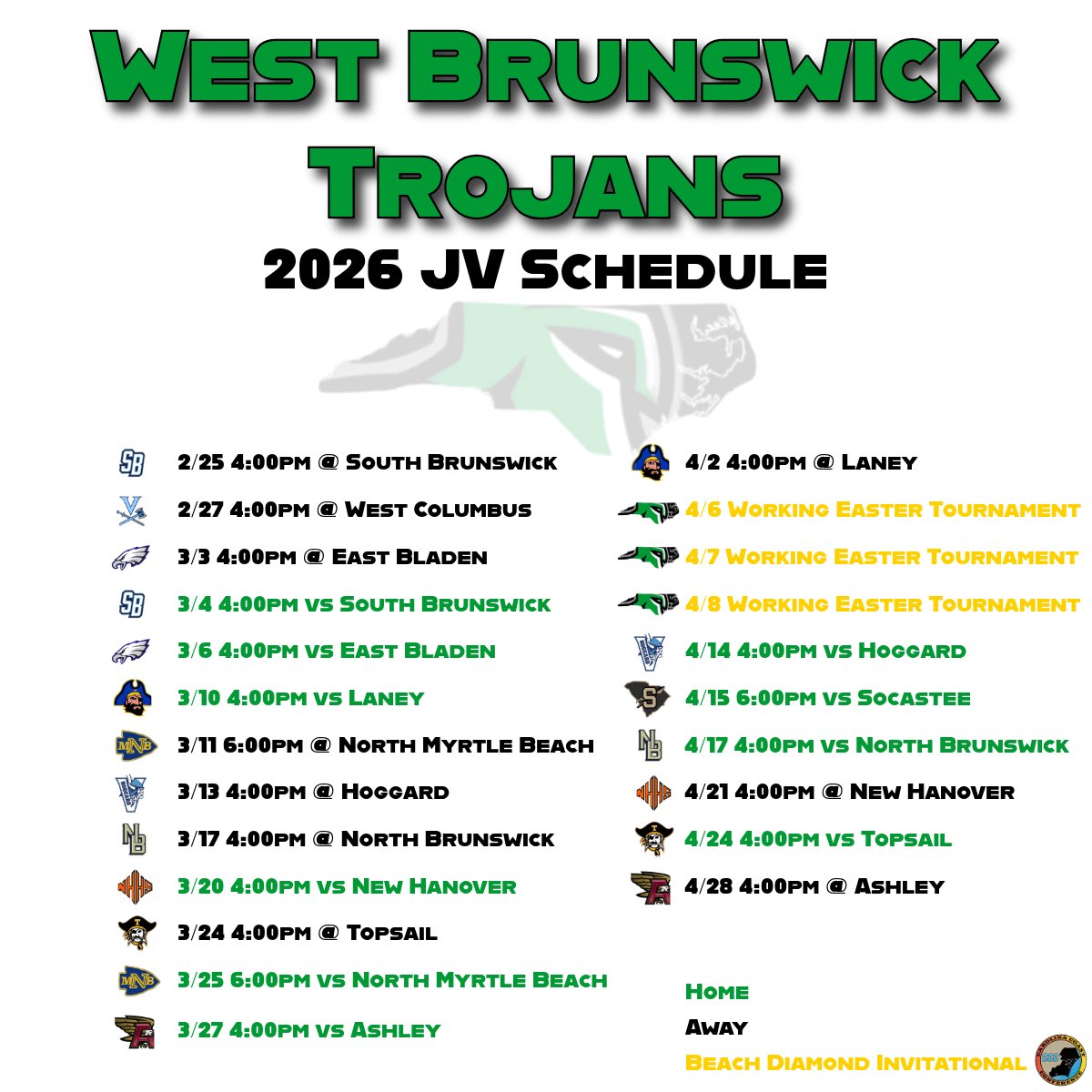 West Brunswick Trojan Baseball tweet media