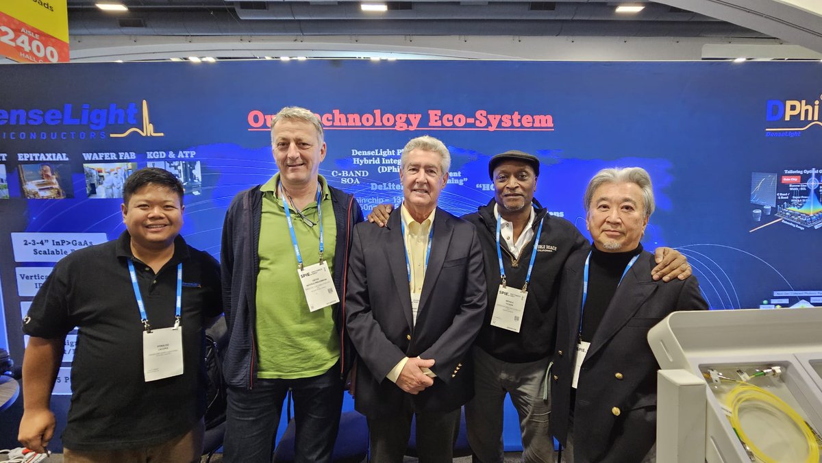 DenselightS's tweet photo. Thank you to everyone who visited DenseLight Semiconductors at SPIE Photonics West 2026!

Great conversations, great connections — see you at the next one. 
#SPIEPW2026 #PhotonicsWest #DenseLight #Photonics https://t.co/TSu5GqGkBe