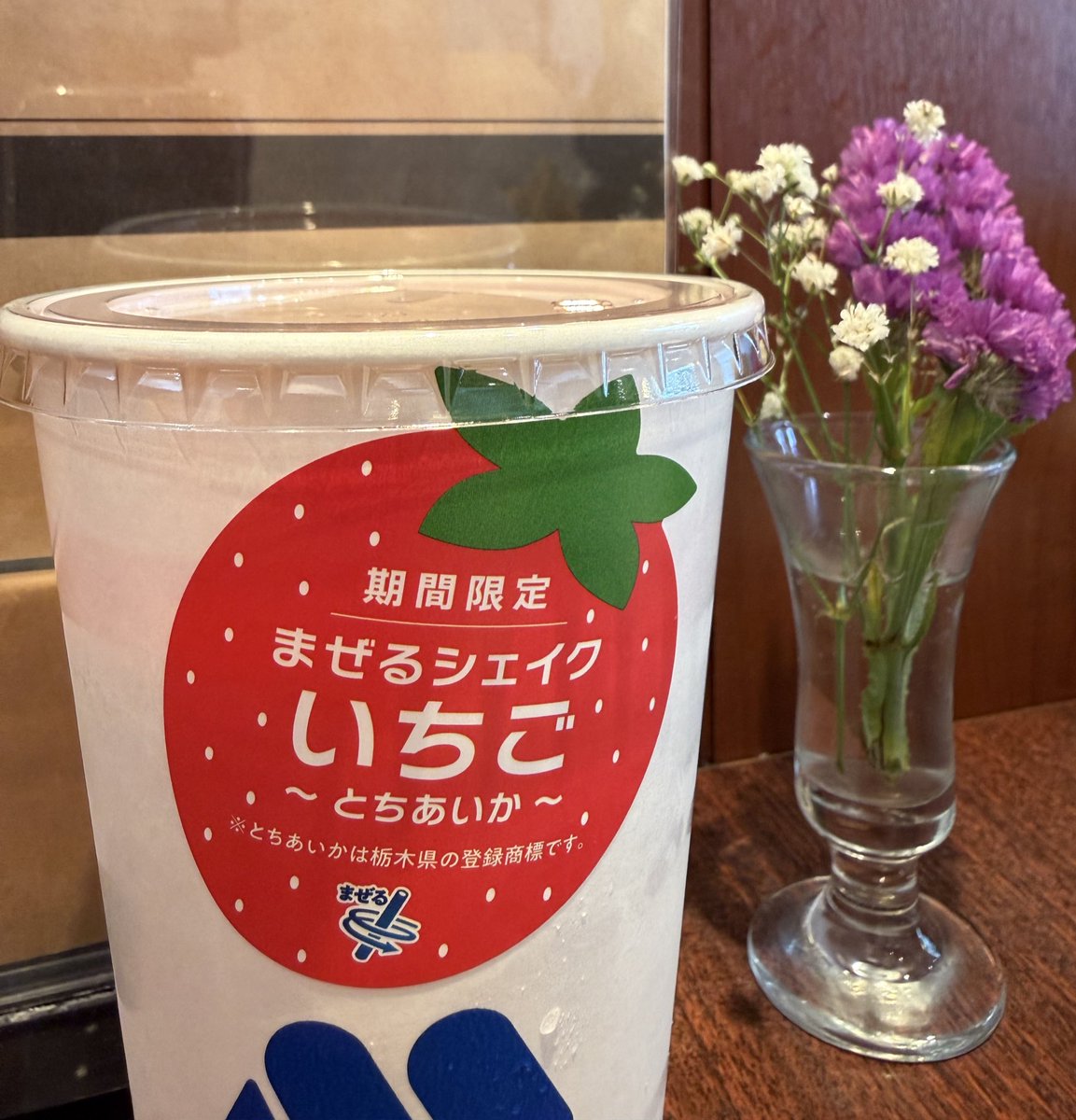 ⑅◡̈*♡⭐︎ひかママさま⭐︎⑅◡̈*♡専用 飲まない選択肢なんてねぇよなჱ̒˶ｰ̀֊ｰ́ ) 隣のお花たまたま💜なのも