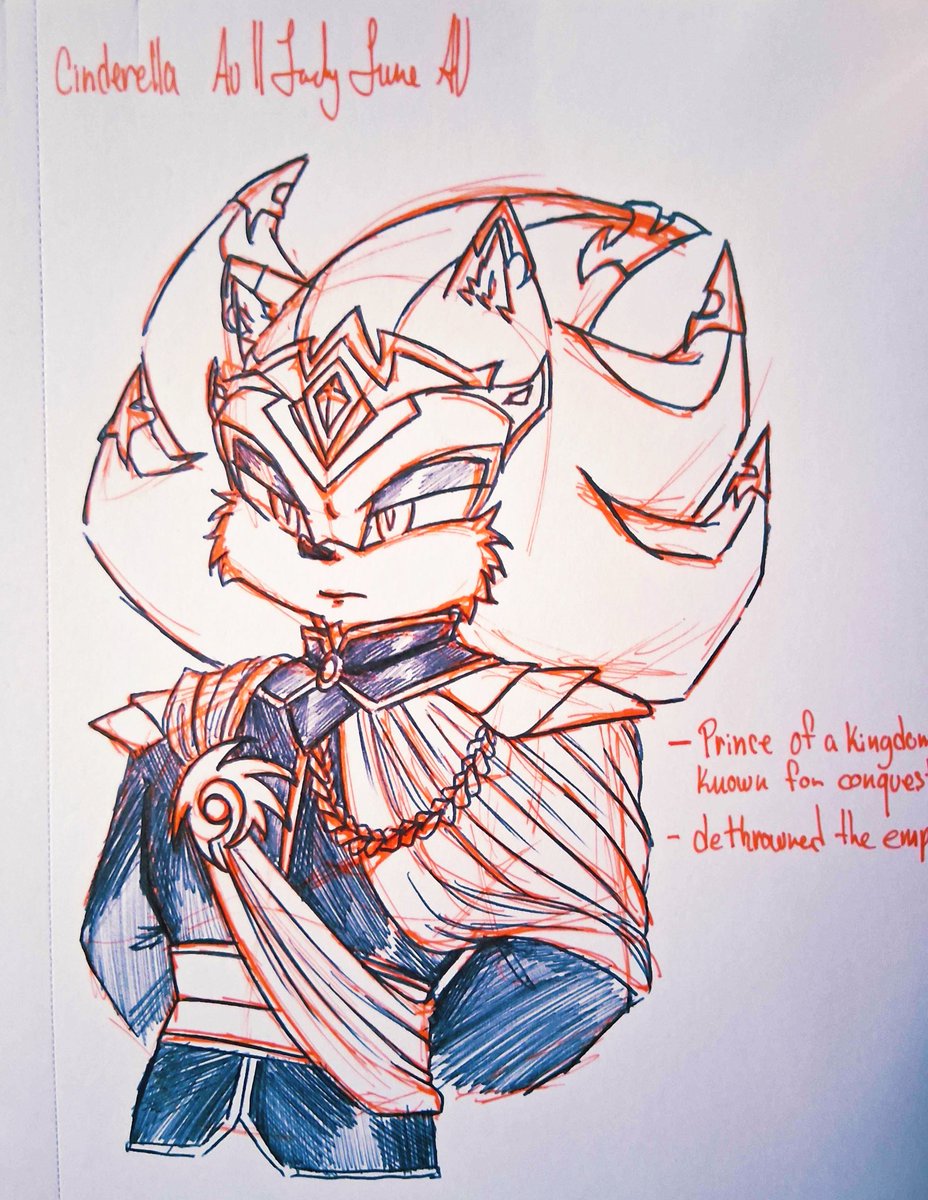 mintyborb's tweet photo. The Prince Shadow  for my Cinderella au—
#ShadowTheHedgehog #MintCoffee #yumeship #yumeau https://t.co/iTqJtL1NlC