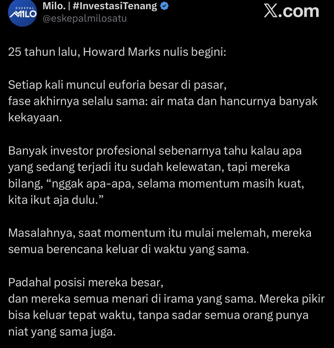 Kata kata hari ini #ihsg