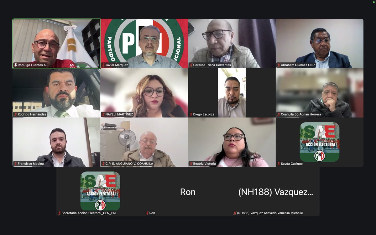 rigofuentes's tweet image. En total sintonía con la visión del Presidente 🇲🇽 @alitomorenoc llevamos a cabo Mesa de Trabajo con compañer@s del Comité Ejecutivo del @PRI_Nacional y del @PRICoahuila que don Carlos Robles Loustaunau dirige al triunfo.

@Jorge_Meade @PabloAnguloB @SAE_CEN #ConTodo #VamosADarle