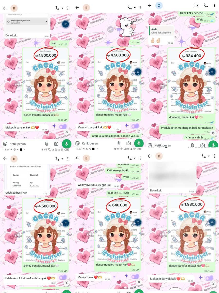 kedaicacaa's tweet image. 𓂃・﹕★﹒₊‧ siangg custy! 💶🌬️

ready gestun all paylater yapp   ・⸝⸝﹒₊
mau nominal kecil atau besar kita tampung😲
pencairan super kilat &amp;amp; anti ribet  ૮˃̵֊ ˂̵ა

—— @kedaicacaa ⭐️⭐️⭐️⭐️⭐️
#zonauang