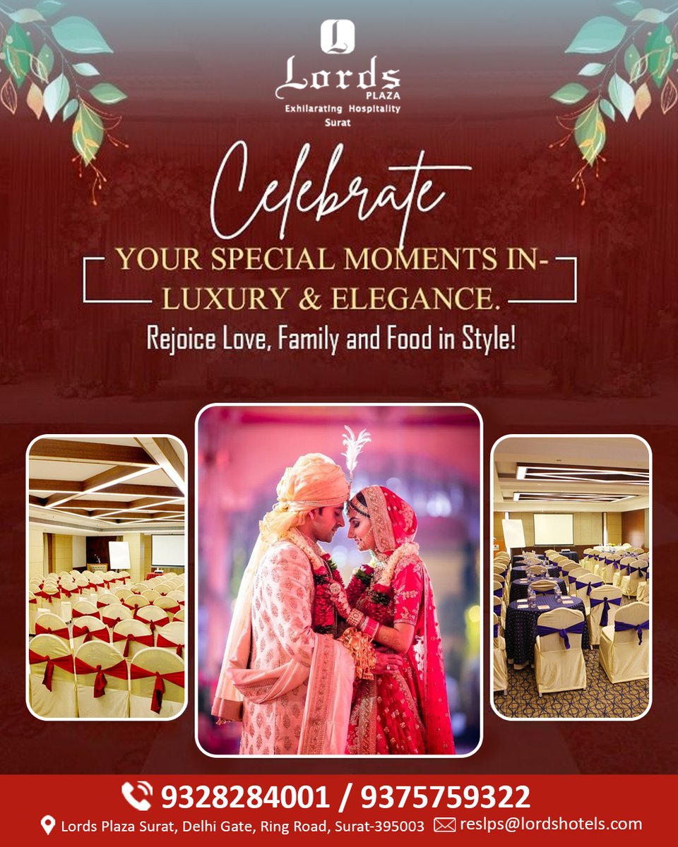 lpssurat's tweet image. Turn moments into memories ✨
Celebrate in style with elegant spaces, delicious food, and warm hospitality at Lords Plaza Surat.
#CelebrateWithUs #LordsPlazaSurat #PartyVenue #LuxuryEvents #SpecialOccasions #SuratEvents #EventVibes #HospitalityWithHeart