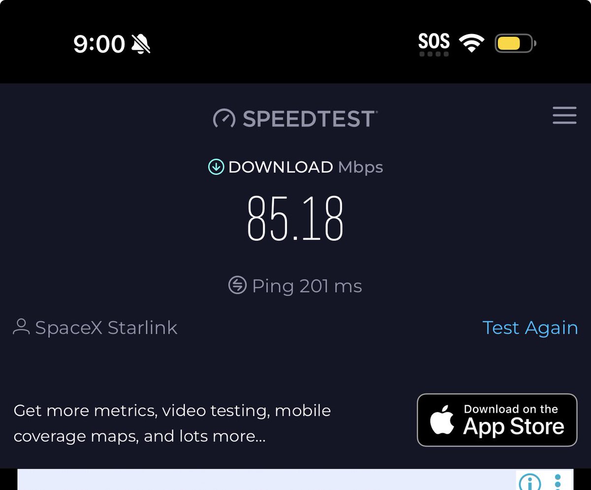 Tweeting via <a href="/Starlink/">Starlink</a> on <a href="/qatarairways/">Qatar Airways</a>. This speed is🔥