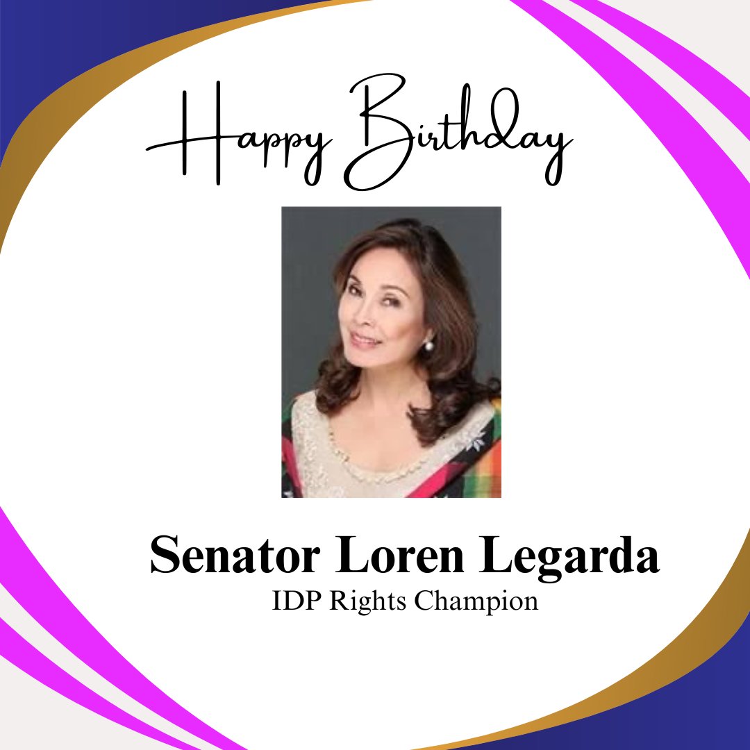 Happy Birthday, Senator Loren Legarda!

#AkoBakwit #IDPs #bakwit