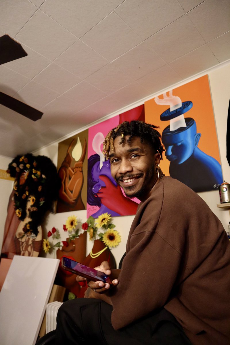 Just a artist with his art 🎨✨