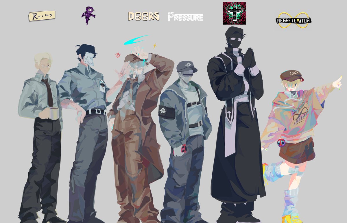 OClover_yuhaML_'s tweet image. #ETT
#roomsroblox #delusionalofficeroblox #doorsroblox #pressureroblox #graceroblox #Regretevator

수정하기 너무너무 힘드니 그냥 올리겠습니다
엔토트 의인화+키차이표~