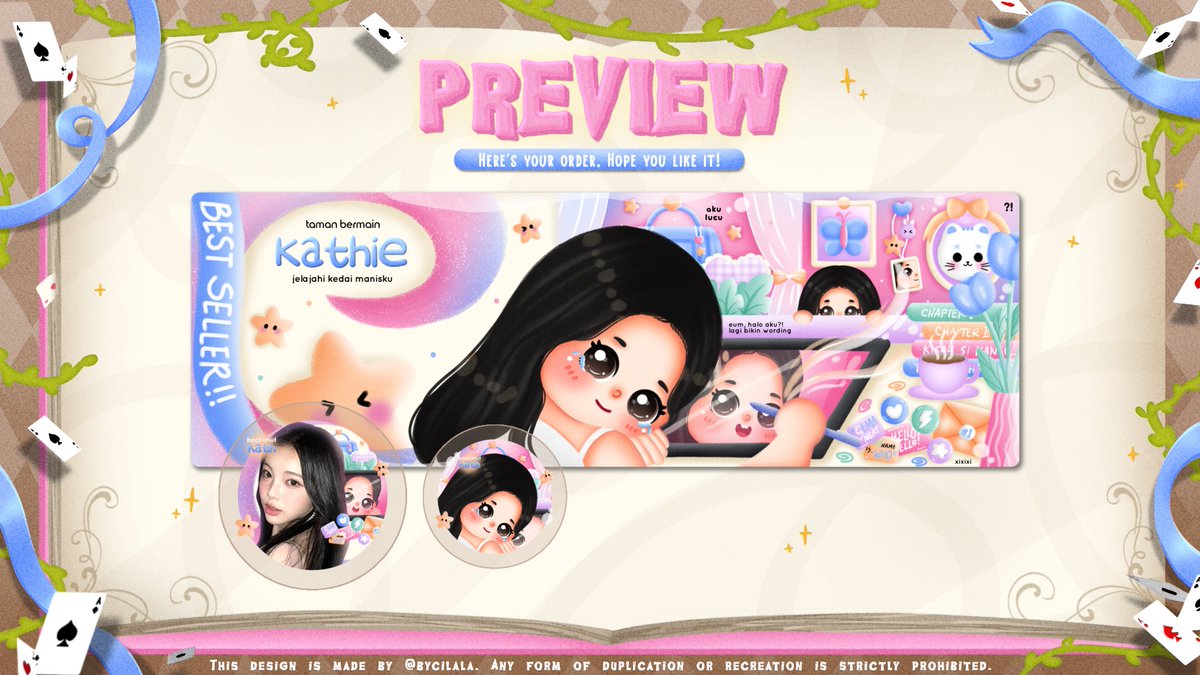 ofKathie's tweet image. mau pamer layout lucuku ... 🥺🤍