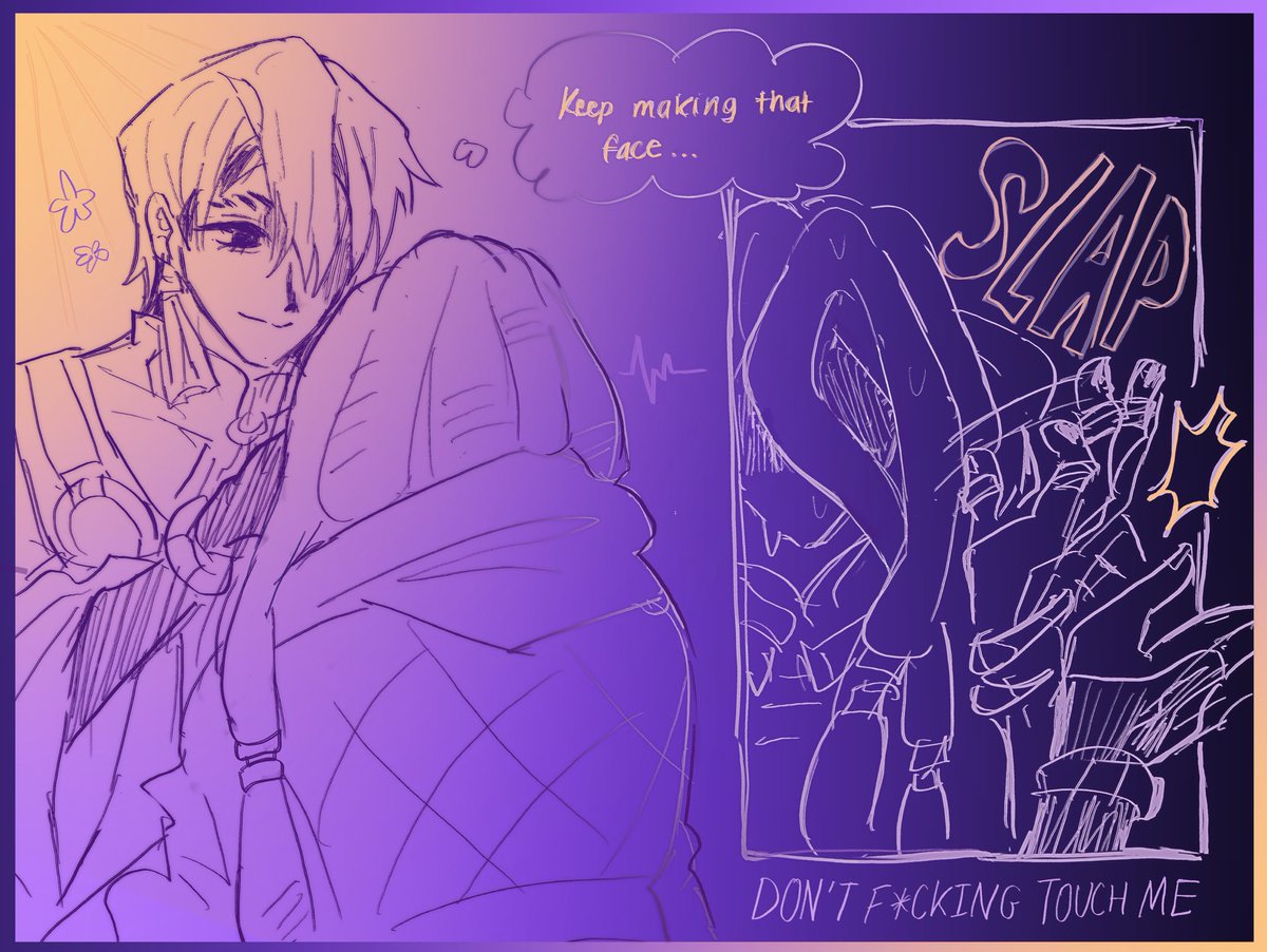 when ur enemy is a masochist so u use psychological pain instead of physical pain #sadist