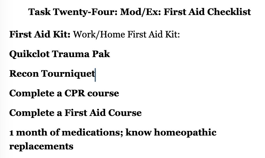 Bob_Mayer's tweet image. I'm listing all the tasks from my Guide, one a day. Links to all gear on my web site: bobmayer.com/survival-and-p…  #pandemic #Preparedness #climatechange #ClimateAction #lifehacks #survival