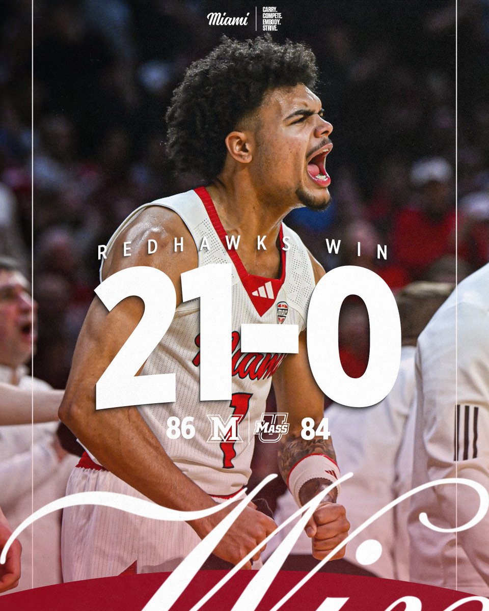 MiamiOH_BBall's tweet photo. Rockin’ WIN in Millett

#UnFinishedBusiness || #MiamiMindset || #RiseUpRedHawks https://t.co/bkZGr7W8nD