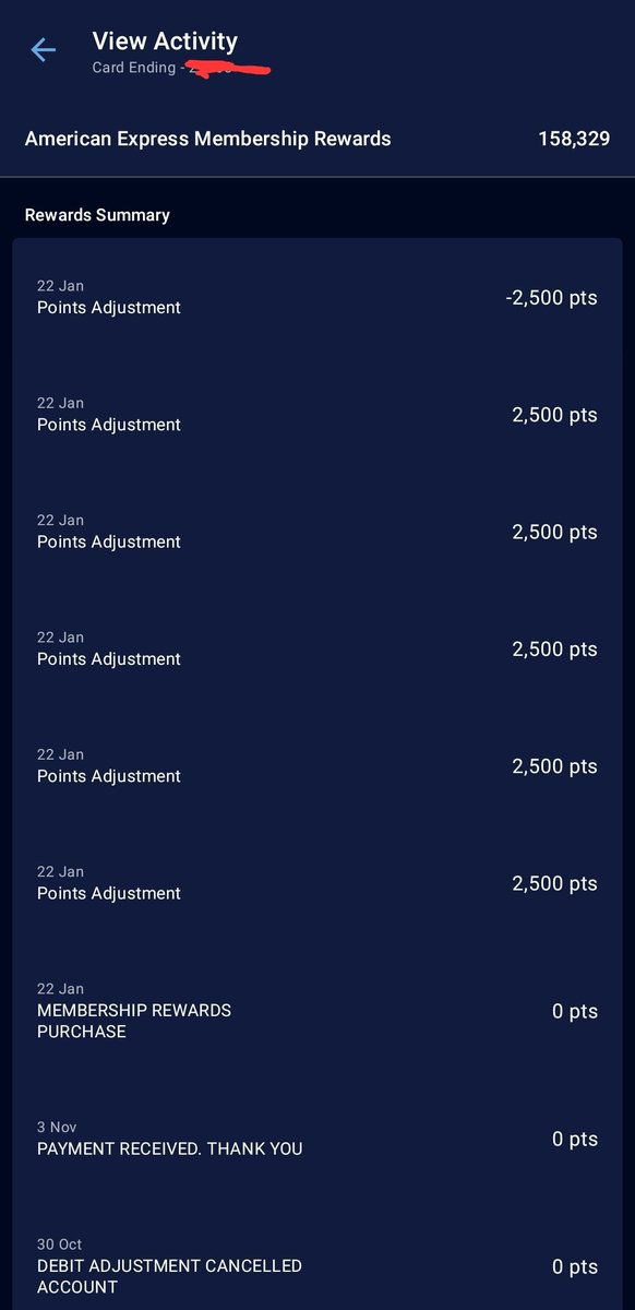 CatchMeAbhiOrb's tweet image. So 2026 has begun &amp;amp; What does it mean?

It means you can purchase 10K Amex Points @ 4000INR 🔥

Purchased from 2 Accts.

8000 INR Spent - 20K Amex Points Received

Many will say - What a waste!
Well, to each his own! 😎

#amex #ccgeek #ccgeeks