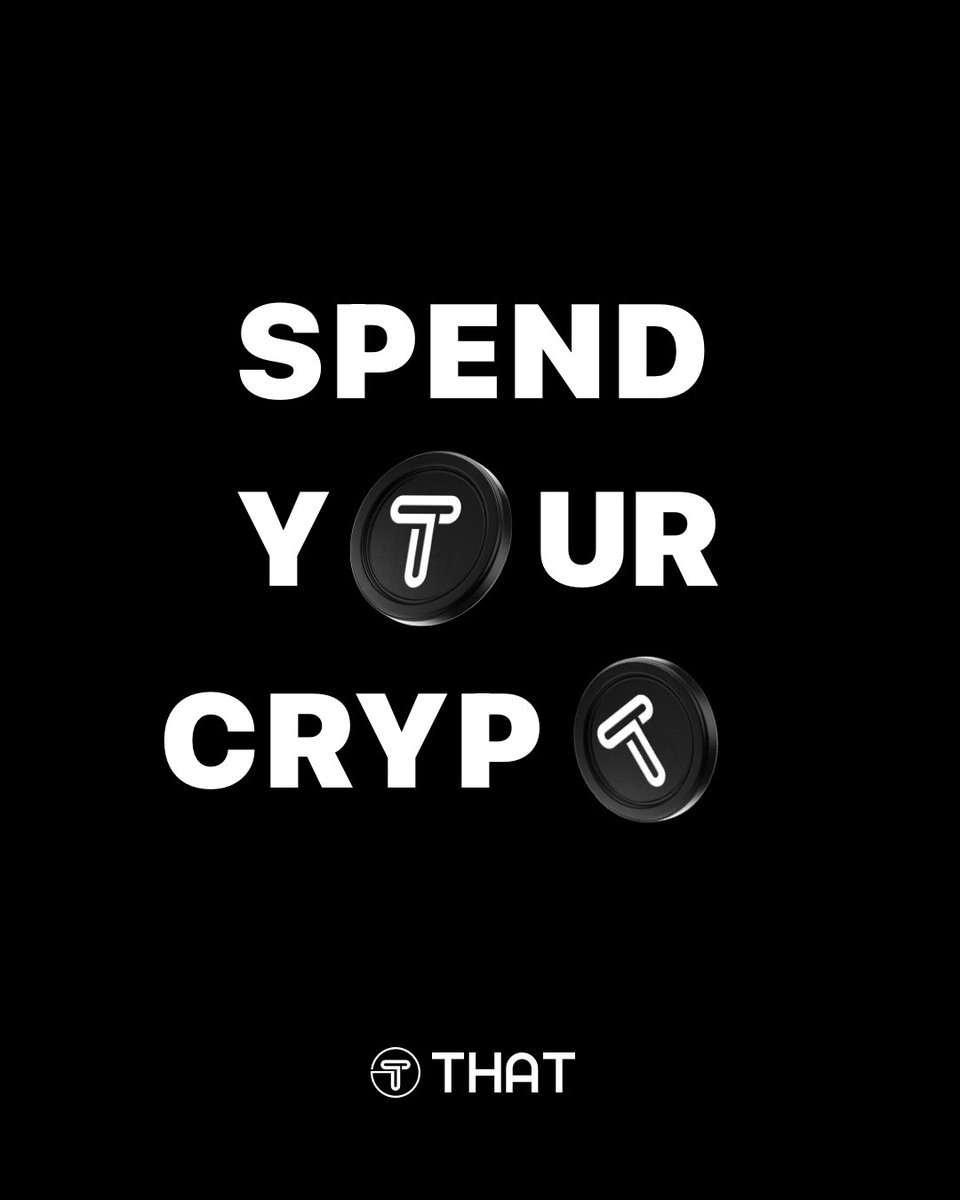 Spend your crypto using THAT! ⚡️