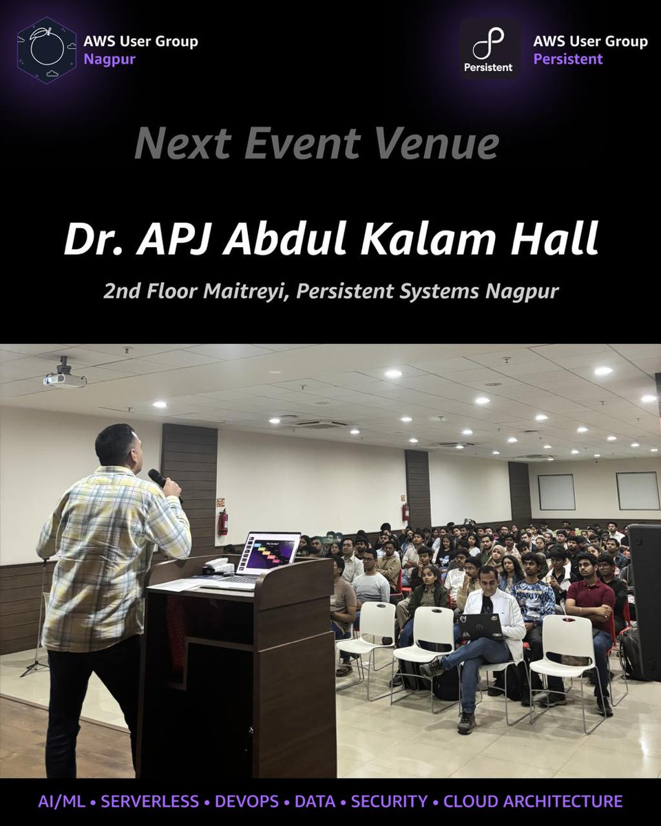 AWS User Group Nagpur tweet media