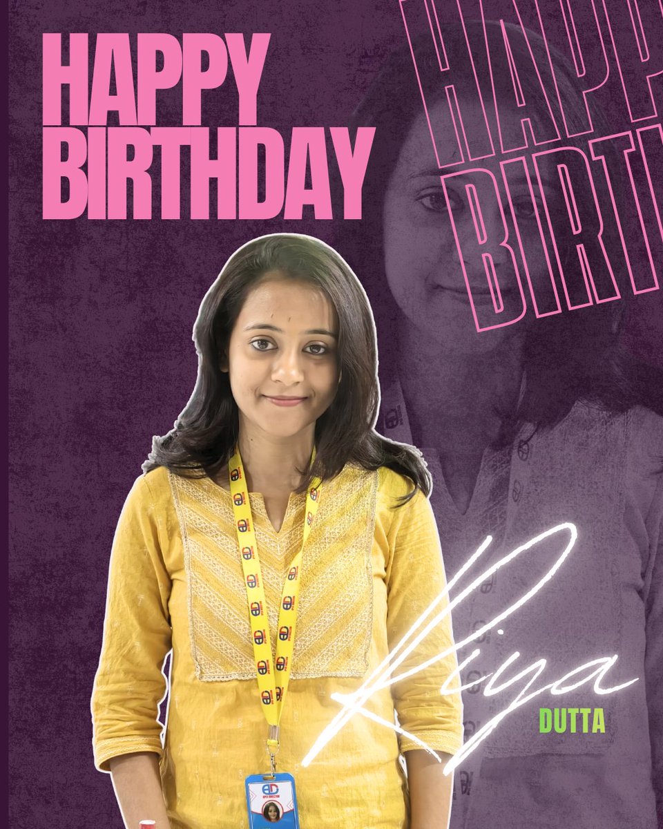 APEXdirection's tweet photo. 🎉 Happy Birthday, Riya Dutta! 🎉

Wishing you a day filled with happiness, positivity, and new opportunities. May the year ahead bring you success, good health, and many reasons to smile. Have a wonderful birthday and a bright year ahead!

— Best wishes from Team APEX Direction https://t.co/2qqNmsID6I