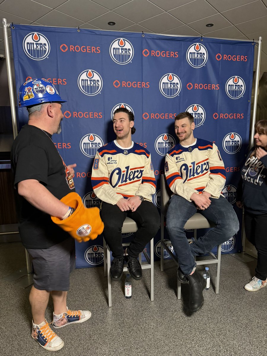 Curtis Lazar loved his 600 GP shirt. All the team loved it, I think it shows what they think of him as well. He said he hopes to get to 1000 gp but he doesn’t play as “soft” as Nuge. <a href="/OilersNation/">Oilersnation.com, Oily Since ‘07</a>