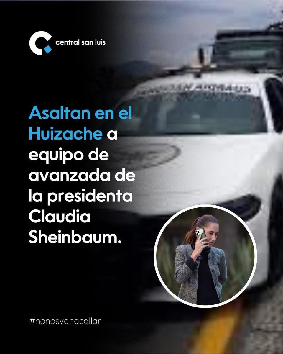 🚨🚨

¡EL COLMO! ASALTAN A LA AVANZADA DE SHEINBAUM EN LA CARRETERA 57 

• Tras la reacción de seguridad tardía, autoridades reventaron un domicilio en la localidad de Charco Cercado, perteneciente a Guadalcázar 

En un estado donde la inseguridad no perdona ni a la mismísima