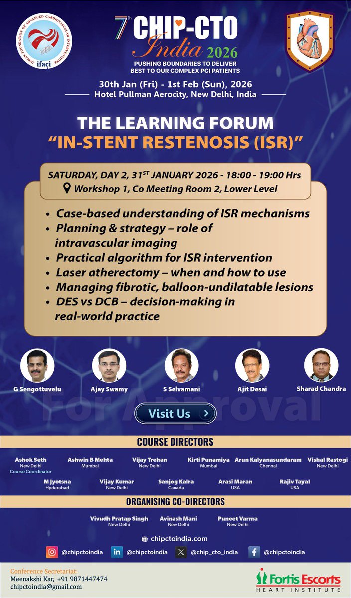 avinash230791's tweet photo. Built for young interventional cardiologists who want sharper decisions, smarter strategies, better outcomes. 
#CHIPCTO2026
@RajTayalMD @SanjogKalra @abadkhan2002 @DrAnkushG @JEscaned @ArasiMaran https://t.co/OHiu98zGel