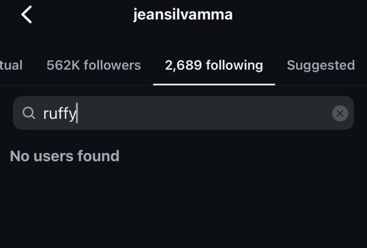 ChickenKingMMA's tweet image. Jean Silva actually has the emotional intelligence of a woman for unfollowing Ruffy
