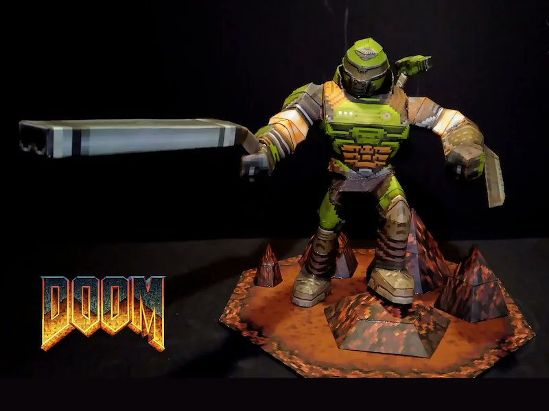 Doom Slayer Papercraft - tektonten.blogspot.com/2026/01/doom-s… #doom #doomslayer

#papiermodell #papírovýmodel #ペーパークラフト #printable #bouwplaat #bastelbogen #recortable #papercraft #papermodel #cardmodel #papertoy