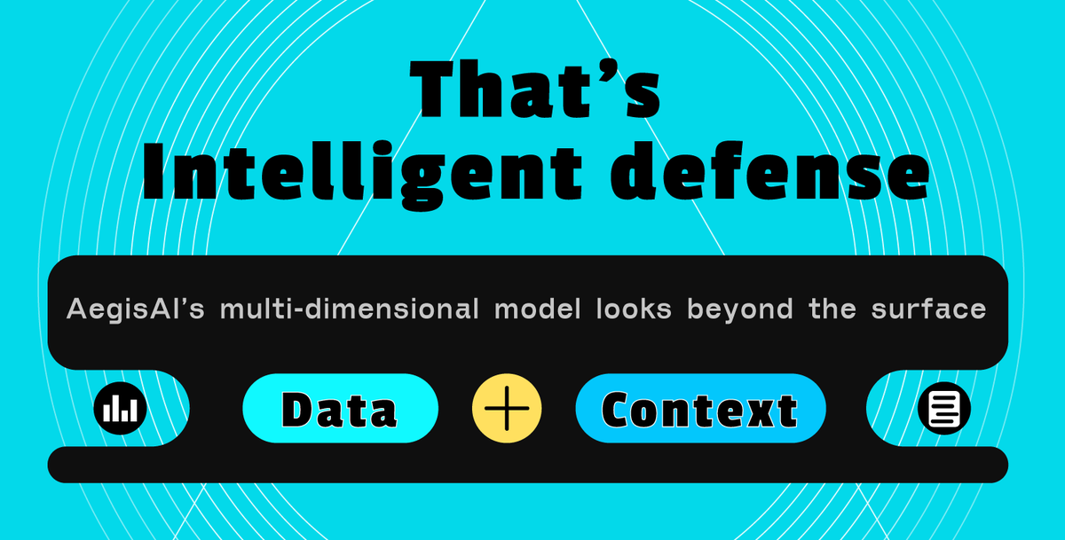 AegisAI_'s tweet image. 🧩 Risk = Data + Context
AegisAI’s multi-dimensional model looks beyond the surface.
Same event, different risk level per wallet.
That’s intelligent defense.
#AIForWeb3 #WalletRiskModel #SmartProtection #AegisAI