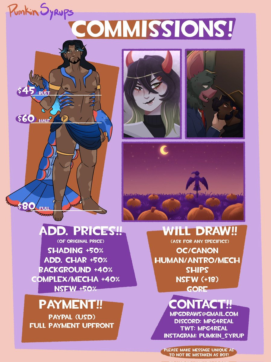 PumkinSyrup 🎃 | Comms OPEN‼️ tweet media