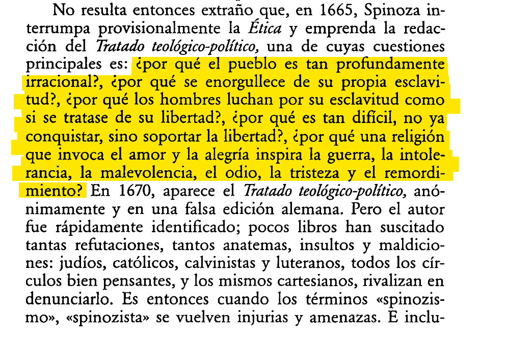 ¿Tienen vigencia las preguntas que se hacía Spinoza hace unos 360 años?