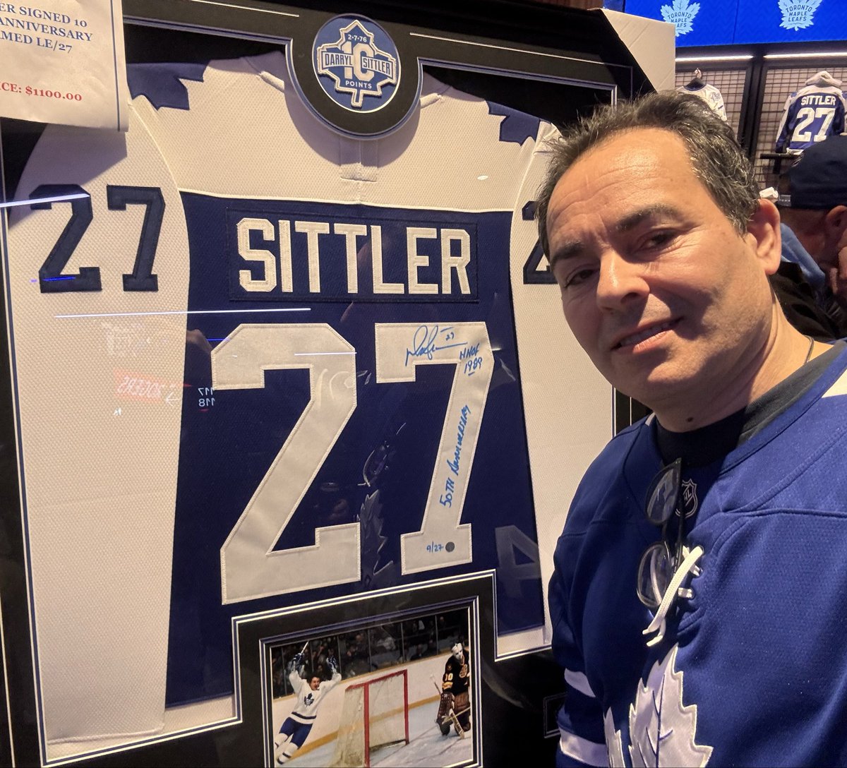 TonyCutrone's tweet photo. Older Leaf fans remember Sittler’s 10-point game against Don Cherry’s Bruins. It’s a record that still stands today. Think about that. Not Gretzky, Lemieux, Bossy, Crosby, etc. Personally, it was one of my first exciting memories. That game made me want to BE a Maple Leaf! https://t.co/oGCTEV9lIL