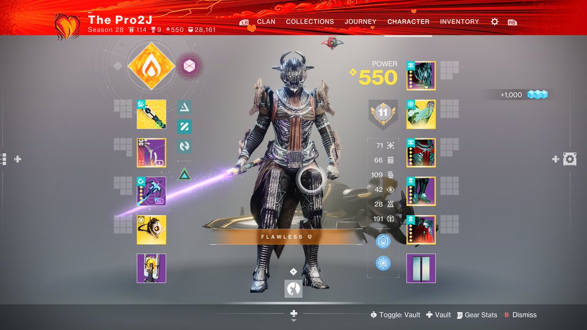 ThePro2J's tweet image. "Life is an echo. 
What you send out comes back.
What you sew you reap.
What you give you get..."

Bungie Name: 

The Pro2J#1298
#Destiny2Game #DarkAgeHunt #MOTW #bungie