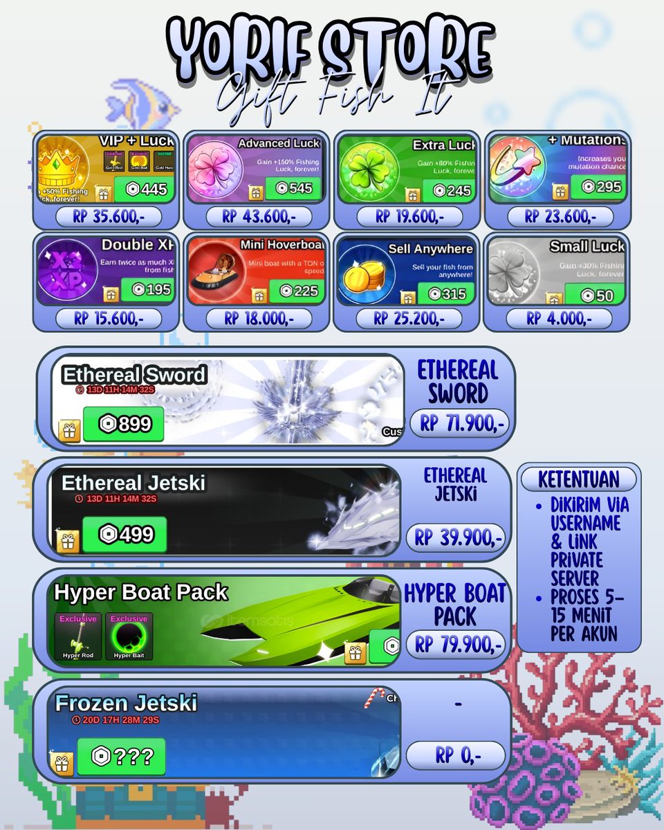 yorif | SELL GIG FISH IT! 🐟 tweet media