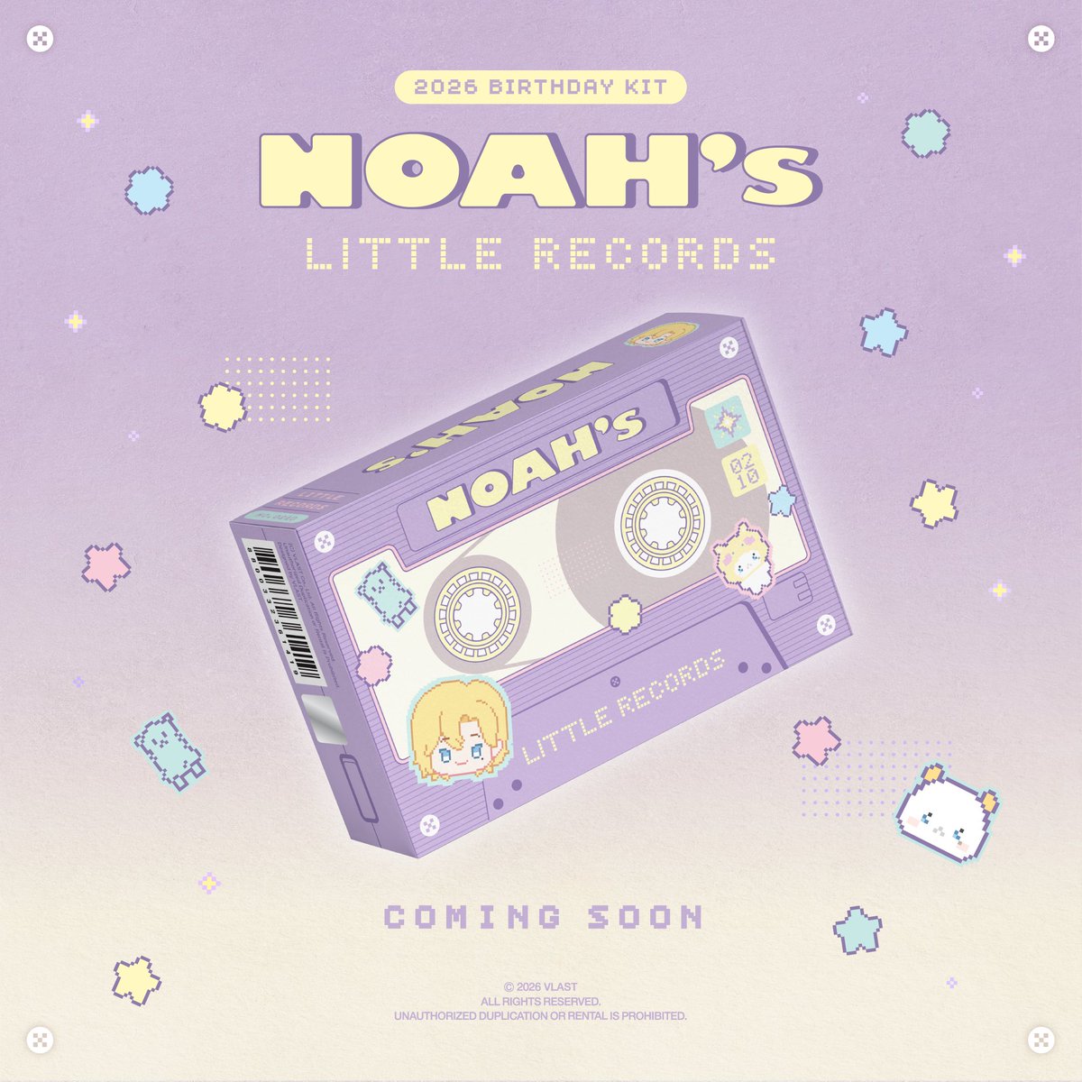 PLAVE
2026 BIRTHDAY KIT

[ NOAH's LITTLE RECORDS ]

COMING SOON
2026.02

#PLAVE #플레이브
#NOAH #노아 #LITTLE_RECORDS
#HAPPY_NOAH_DAY