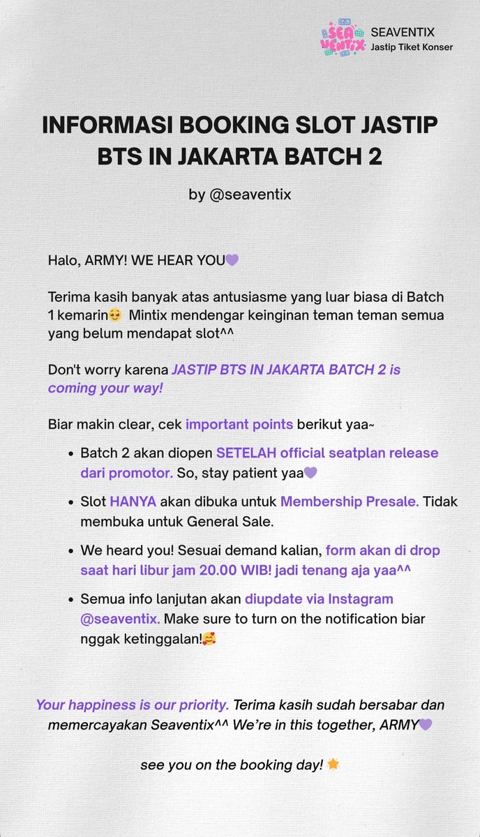 JASTIP TIKET KONSER tweet media