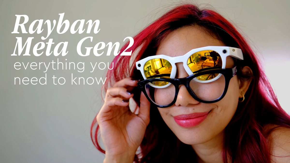 SHOULD U GET THESE SMART GLASSES? one of the pieces of tech that I’ve gotten so many questions on! in this vid, i talk about my experience with the Rayban meta gen 2 s and the Oakley Metas for the last 2 months I’ve been using em! 

WATCH:
youtu.be/UfEkI6ybfvE