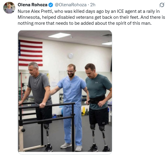 This is who ICE murdered in cold blood. 
If you still believe this man is a domestic terrorist, seek help.