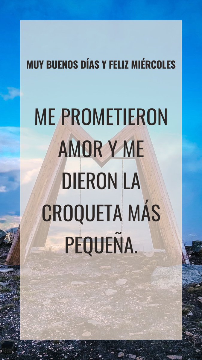 Muy buenos días y feliz miércoles 😍