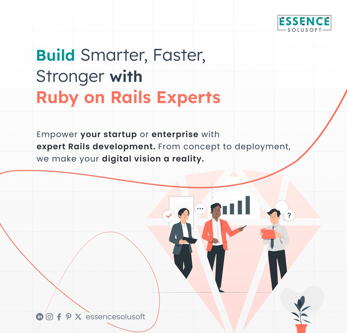 essencesolusoft's tweet photo. Hire expert Ruby on Rails programmers! Build secure, scalable, and high-performing web apps fast. Tailored solutions for startups &amp; enterprises. 🚀 

🌐 https://t.co/dVmCX008ZZ

#RubyOnRails #RailsDevelopers #WebAppDev #TechInnovation #StartupTech https://t.co/6O6ytNZvMV