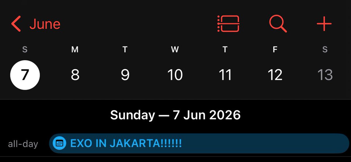 langsung masukin calendar gaboleh ada yg ganggu!! TAPI EXO SEHARI DOANG DI IA TUH GMN SIH?!?!