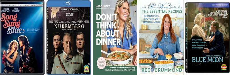 This week the Cyrenius H. Booth Library has 22 new books, three new movies, and fourteen new music CDs.  New items include Song Sung Blue, Nuremberg, DonÆt Think About Dinner, The Pioneer Woman Cooks, Blue Moon, Black Dahlia, and The Lucky Egg. wowbrary.org/nu.aspx?p=3076…