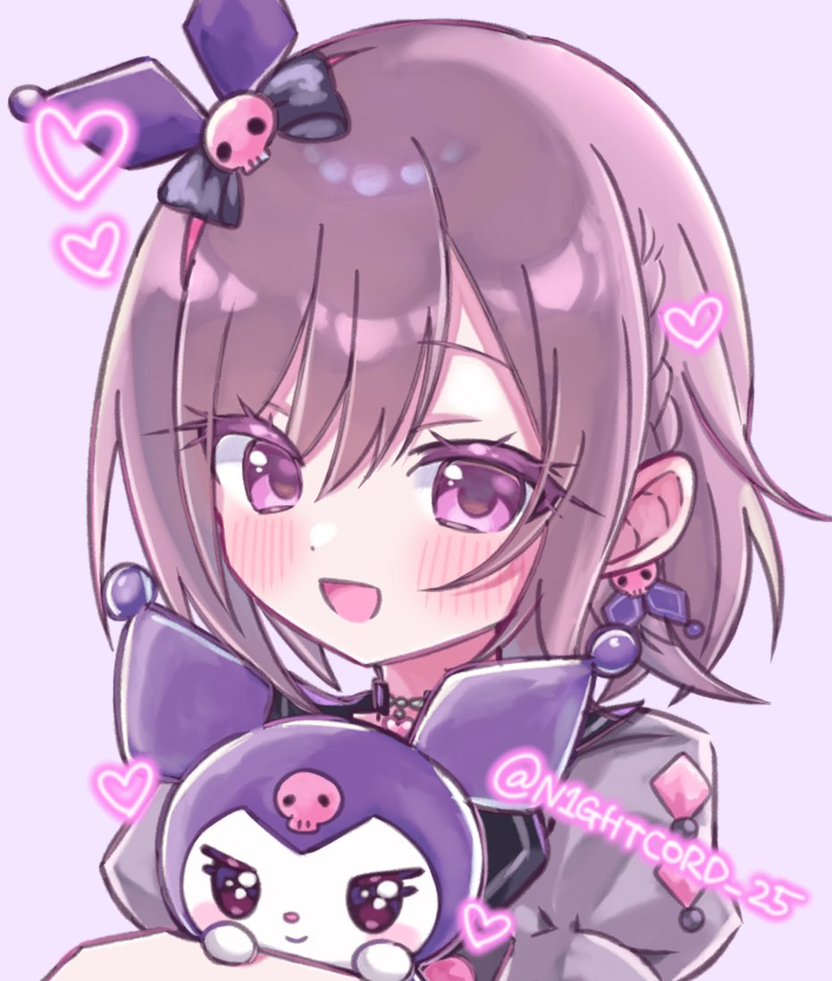 N1GHTCORD_25's tweet image. サンリオコラボ復刻記念💜🖤