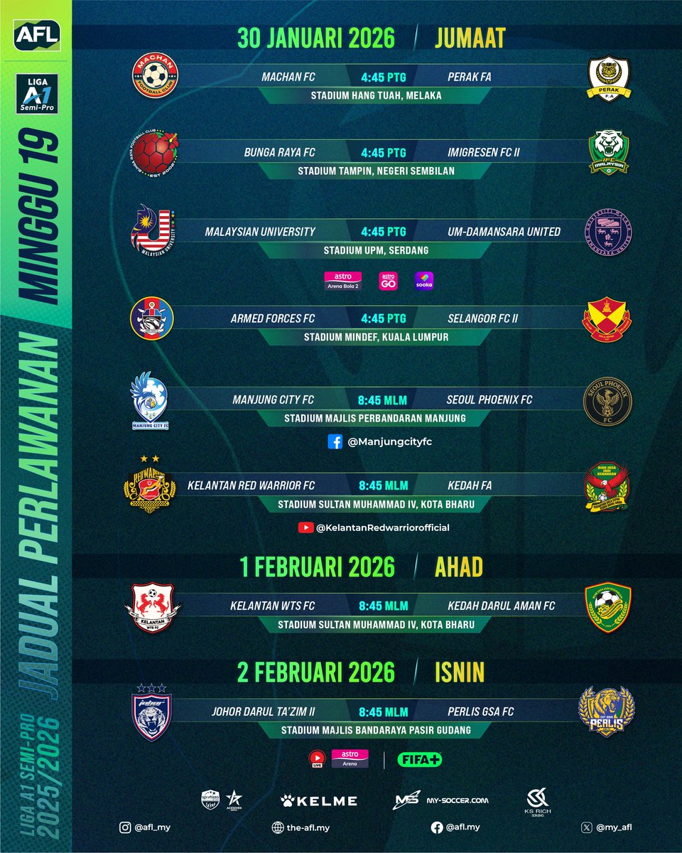 Amateur Football League tweet media