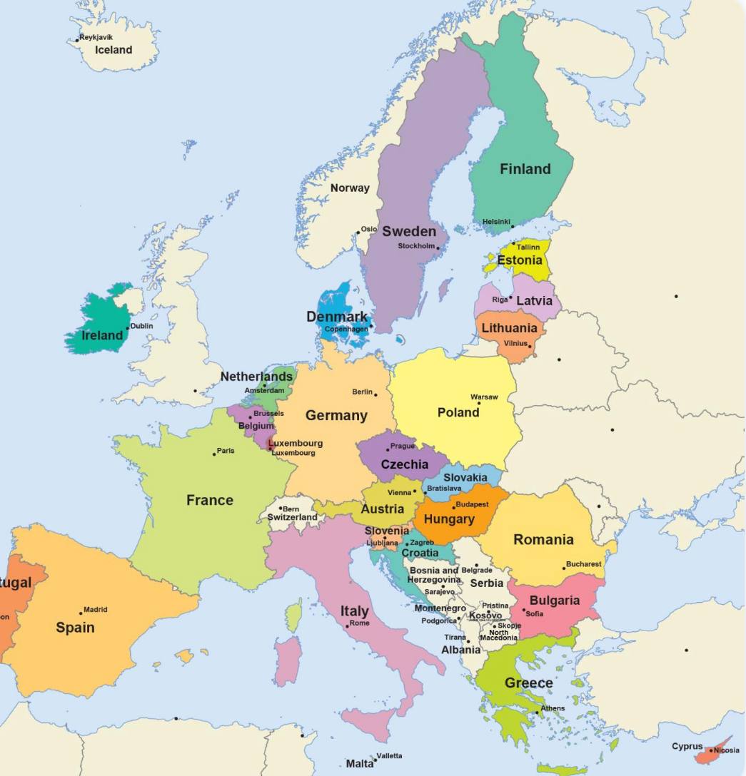 UPSC_EDU's tweet photo. Today, 27 countries are part of the European Union.

These countries are:

Austria
Belgium
Bulgaria
Croatia
Cyprus
Czechia
Denmark
Estonia
Finland
France
Germany
Greece
Hungary
Ireland
Italy
Latvia
Lithuania
Luxembourg
Malta
Netherlands
Poland
Portugal
Romania
Slovakia
Slovenia
Spain
Sweden