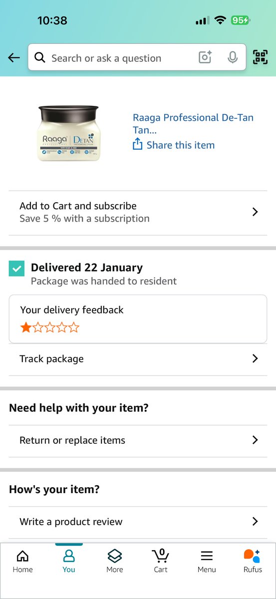 meenal29's tweet photo. @amazonIN ordered marked as delivered but not delivered https://t.co/cbSexgaH9b